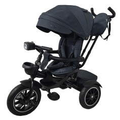 Трехколесный велосипед с родительской ручкой El Camino Modena ME 1193 Dark Gray