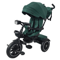 Трехколесный велосипед с родительской ручкой El Camino Modena ME 1193 Green