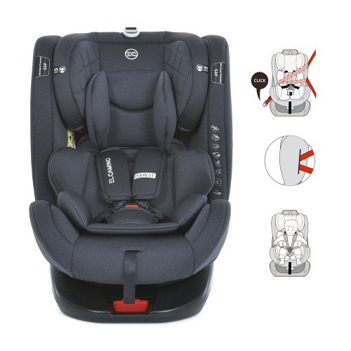 Автокресло EL Camino Everest ME 1114 Dark Gray — 4952 Автокресло EL Camino Everest ME 1114 Dark Gray — 4952