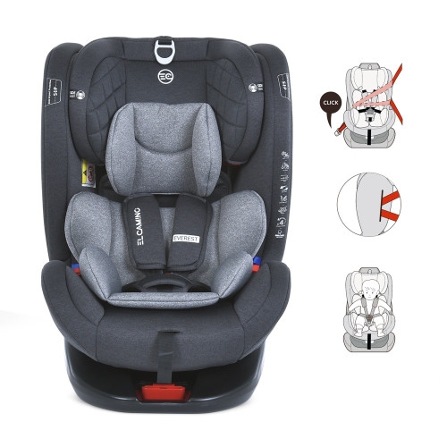 Автокресло EL Camino Everest ME 1114 Light Gray — 4953