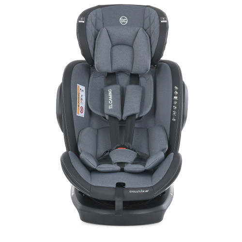 Автокрісло EL Camino ME 1045 Evolution 2 Royal Dark Gray — 23332