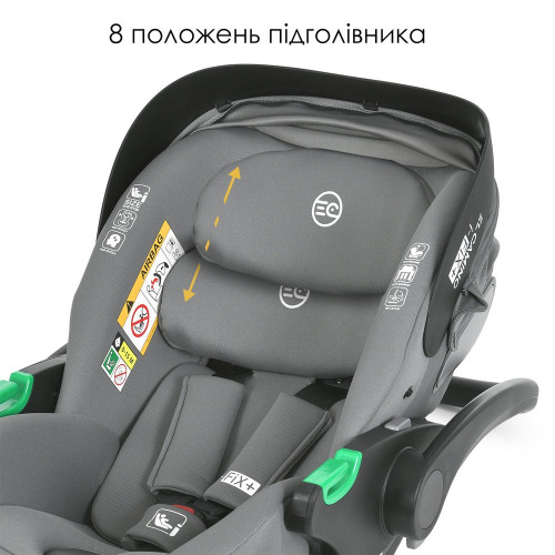 Автокрісло El Camino i-FIX ME 1110 Simply Gray — 17683 Автокрісло El Camino i-FIX ME 1110 Simply Gray — 17683
