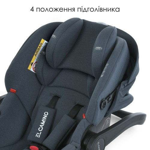 Автокрісло El Camino ME 1186 i-Keep Melange Rock Gray — 23798 Автокрісло El Camino ME 1186 i-Keep Melange Rock Gray — 23798