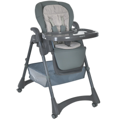 Стільчик для годування EL Camino ME 1177 Steady Total Gray