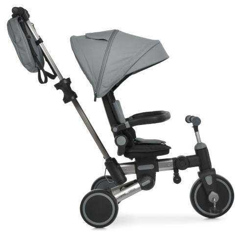Трехколесный велосипед с родительской ручкой El Camino Trigo ME 1226 Frost Gray — 24469