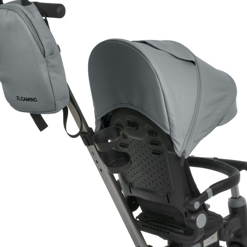 Трехколесный велосипед с родительской ручкой El Camino Trigo ME 1226 Frost Gray — 24469