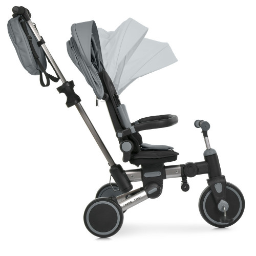 Трехколесный велосипед с родительской ручкой El Camino Trigo ME 1226 Frost Gray — 24469
