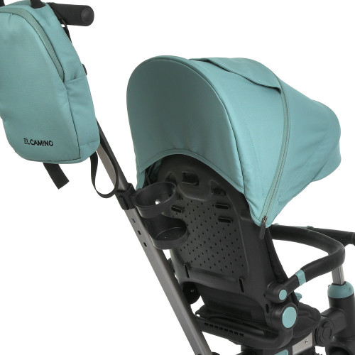 Триколісний велосипед з батьківською ручкою El Camino Trigo ME 1226 Jade Green — 24468 Триколісний велосипед з батьківською ручкою El Camino Trigo ME 1226 Jade Green — 24468