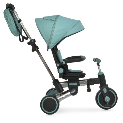 Триколісний велосипед з батьківською ручкою El Camino Trigo ME 1226 Jade Green — 24468 Триколісний велосипед з батьківською ручкою El Camino Trigo ME 1226 Jade Green — 24468