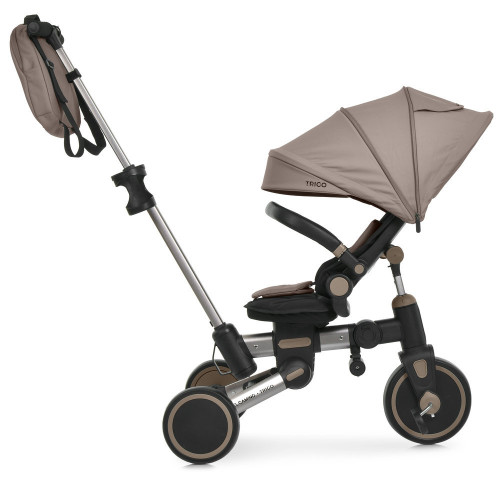 Трехколесный велосипед с родительской ручкой El Camino Trigo ME 1226 Taupe Beige — 24472 Трехколесный велосипед с родительской ручкой El Camino Trigo ME 1226 Taupe Beige — 24472