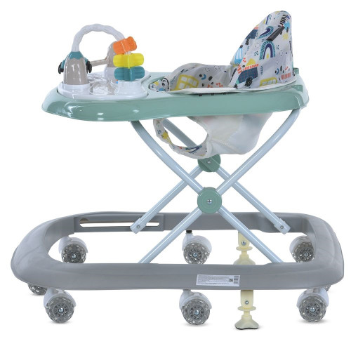 Ходунки El Camino Simply з музикою, стопор, на батарейці, зелені (ME 1215) — 23183 Ходунки El Camino Simply з музикою, стопор, на батарейці, зелені (ME 1215) — 23183