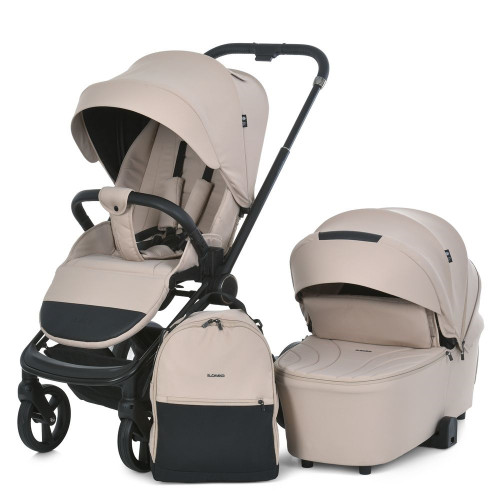 Коляска 2в1 El Camino ME 1091-1 Persona Pearl Beige — 17509 Коляска 2в1 El Camino ME 1091-1 Persona Pearl Beige — 17509