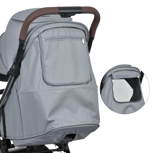 Прогулочная коляска EL Camino Amber ME 1227 Owl Gray — 24779