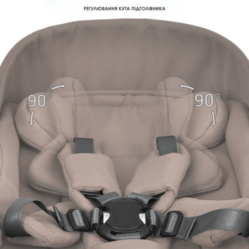Коляска універсальна 2в1 El Camino Elle ME 1221 Beige — 24496 Коляска універсальна 2в1 El Camino Elle ME 1221 Beige — 24496