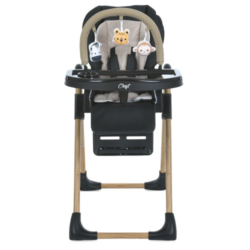 Стульчик для кормления El Camino Craft ME 1115-W Black — 23078