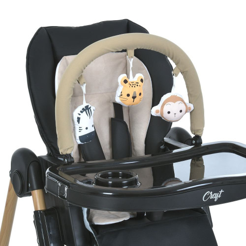 Стульчик для кормления El Camino Craft ME 1115-W Black — 23078