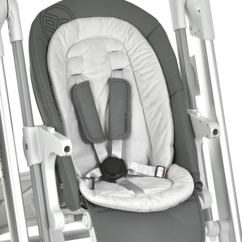 Стільчик для годування EL Camino ME 1102 Debut Gentle Dark Gray — 25540 Стільчик для годування EL Camino ME 1102 Debut Gentle Dark Gray — 25540