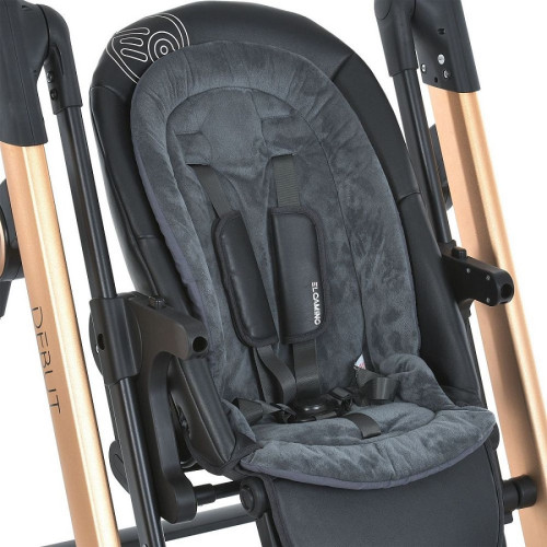 Стульчик для кормления EL Camino ME 1102 Debut Posh Black — 24510
