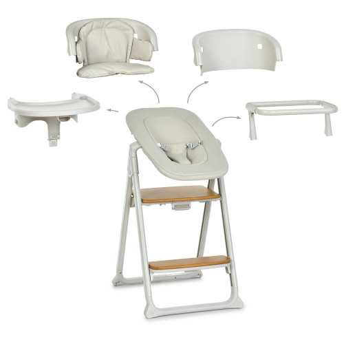 Стільчик для годування El Camino Growee ME 1222 Cream — 24574
