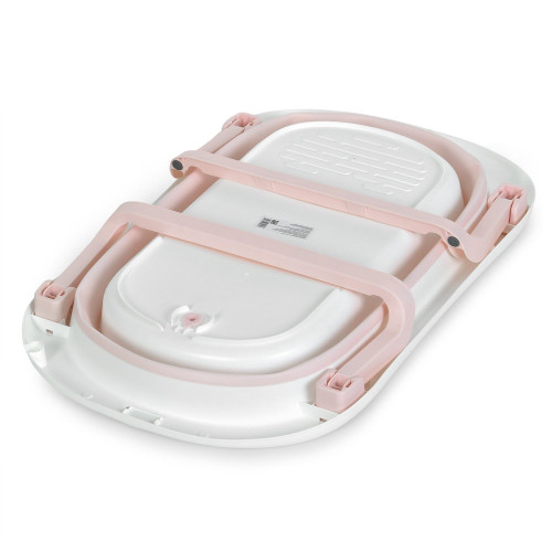 Детская складная ванночка El Camino ME 1151 Plus Peony Pink с термометром, вкладыш, силикон — 23802 Детская складная ванночка El Camino ME 1151 Plus Peony Pink с термометром, вкладыш, силикон — 23802