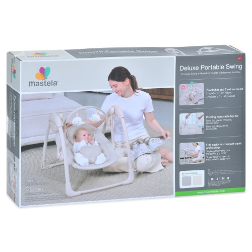 Заколисуючий центр-шезлонг El Camino White 6511 — 24102