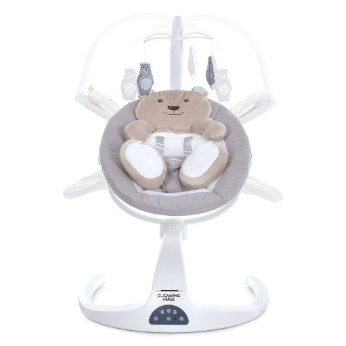 Заколисуючий центр шезлонг El Camino Hugs ME 1077 Beige — 4230 Заколисуючий центр шезлонг El Camino Hugs ME 1077 Beige — 4230