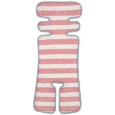 Підкладка для коляски та автокрісла FreeON pink-white (48723)