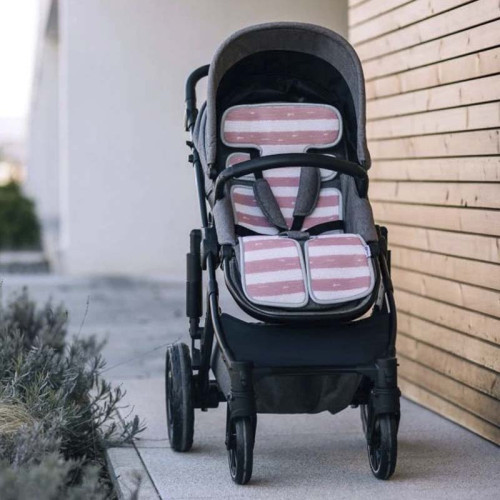 Підкладка для коляски та автокрісла FreeON pink-white (48723) — 17068 Підкладка для коляски та автокрісла FreeON pink-white (48723) — 17068