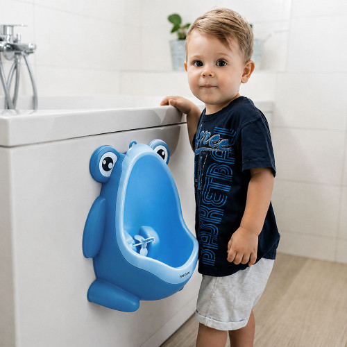 Пісуар дитячий для хлопчика FreeON Happy Frog Blue (40581) — 17013