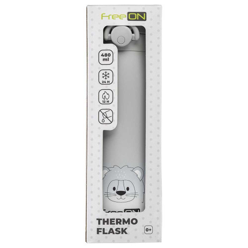 Термобутылка FreeON Grey 480 мл (380715) — 17145