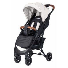 Прогулочная коляска FreeON LUX Premium Light Grey-Black