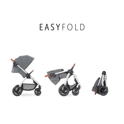 Прогулянкова коляска Hauck Uptown Melange Grey — 3949