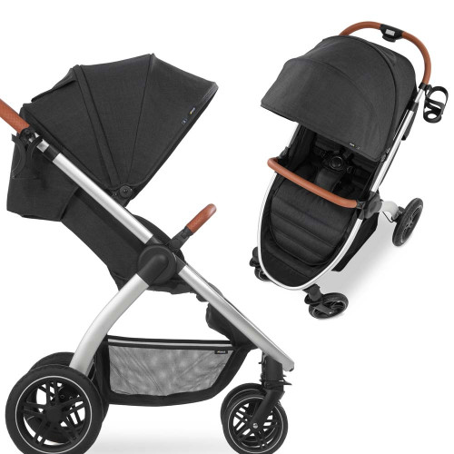 Прогулянкова коляска Hauck Uptown Melange Black — 2955