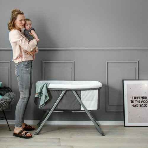 Дитяче ліжечко Hauck Dreamer Grey — 16577 Дитяче ліжечко Hauck Dreamer Grey — 16577