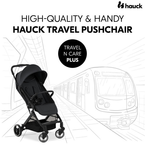 Прогулочная коляска Hauck Travel N Care Plus Black — 21398 Прогулочная коляска Hauck Travel N Care Plus Black — 21398