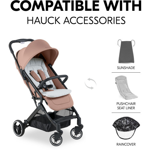 Прогулочная коляска Hauck Travel N Care Plus Hazelnut — 21397 Прогулочная коляска Hauck Travel N Care Plus Hazelnut — 21397