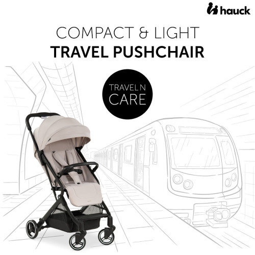 Прогулочная коляска Hauck Travel N Care Beige — 21373 Прогулочная коляска Hauck Travel N Care Beige — 21373