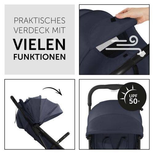 Прогулочная коляска Hauck Travel N Care Dark Navy Blue — 21372