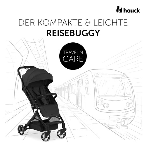 Коляска прогулянкова Hauck Travel N Care Black — 16493