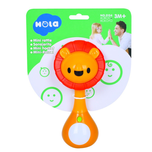 Игрушка погремушка с прорезывателем Hola животное, 6 видов (3134) — 23811