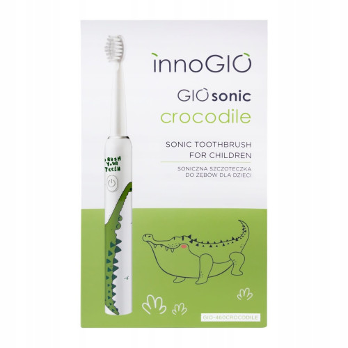 Детская электрическая зубная щетка соник Innogio Crocodile Gio-460 (GIO-460 CROCODILE) — 18251
