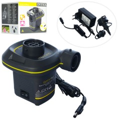 Насос Intex електричний, 3 насадки, 220-240V, 480л/хв, 12V адаптер 66634 