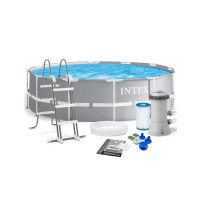 Басейн каркасний Intex з фільтром-насосом, сходи, 366-99 см, 8592 л (26716)