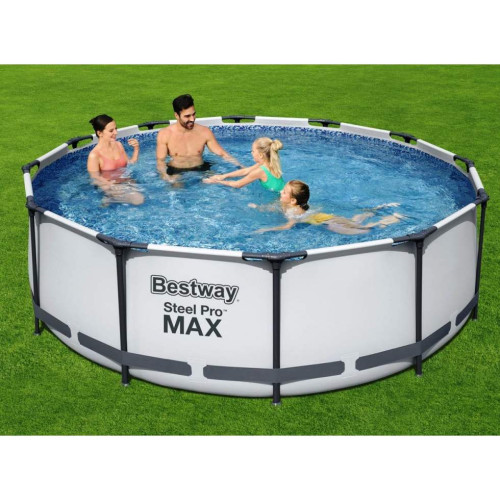 Бассейн каркасный Bestway с фильтром-насосом, лестница, 366-100 см, 9150 л (56418) — 17918