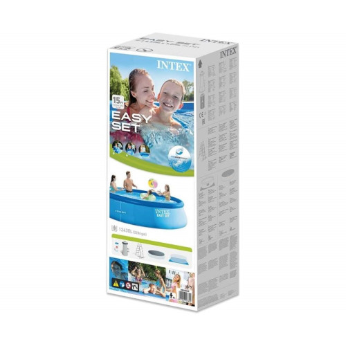 Бассейн семейный Intex фильтр, подстилка, тент, 457-122 см (26168) — 24314