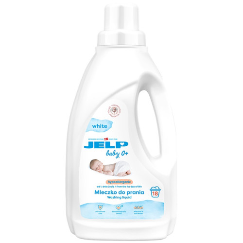 Гипоаллергенное молочко Jelp Baby 0+ для стирки белого 1,5л (98039)