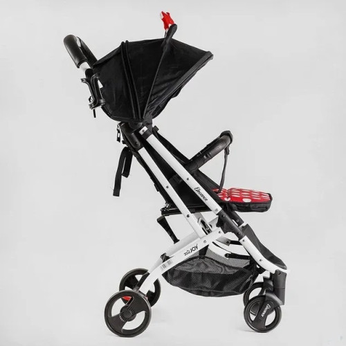 Прогулочная коляска Joy Elegans с подстаканником, черная (A-12295) — 26909
