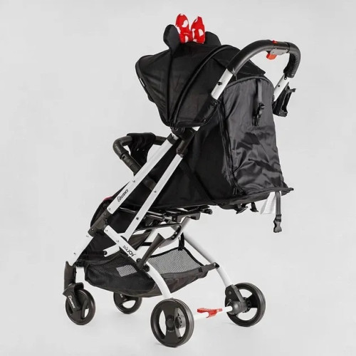 Прогулочная коляска Joy Elegans с подстаканником, черная (A-12295) — 26909