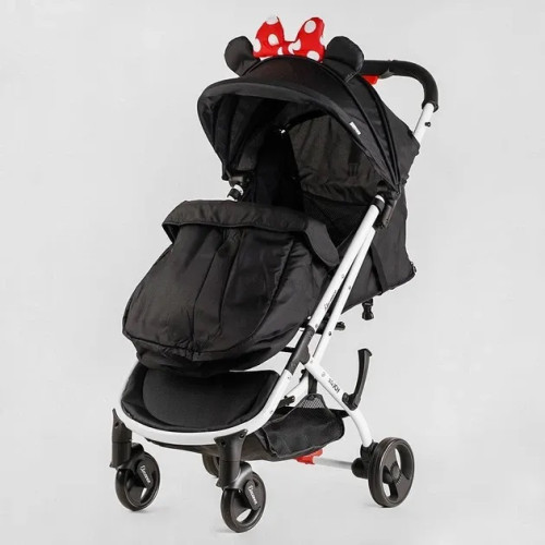 Прогулочная коляска Joy Elegans с подстаканником, черная (A-12295) — 26909