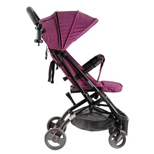 Прогулочная коляска Joy Elegans с подстаканником, розовая (A-16207) — 27149